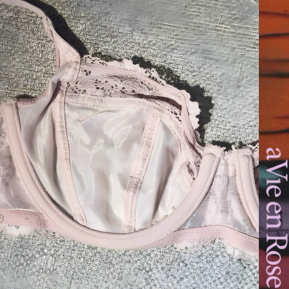 🌺La Vie En Rose Floral Lace Bra - Picture 9 of 12